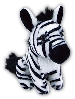 Obrázek z Zebra sedící plyš 20cm 